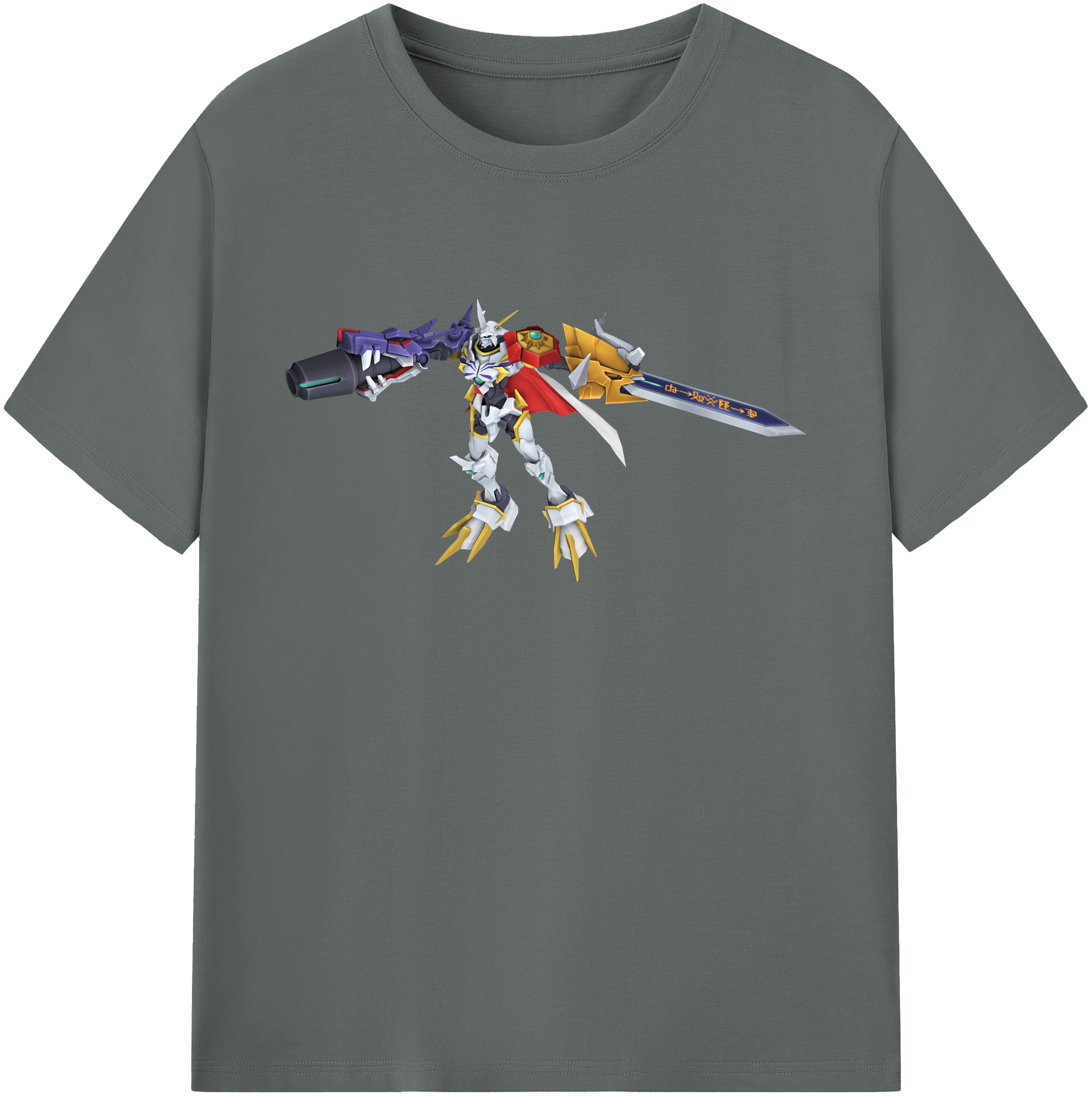 （画像用） Digimon デジタルモンスター/デジモン 綿100％ メンズ半袖Tシャツ｜肌触りやわらか＆通気性